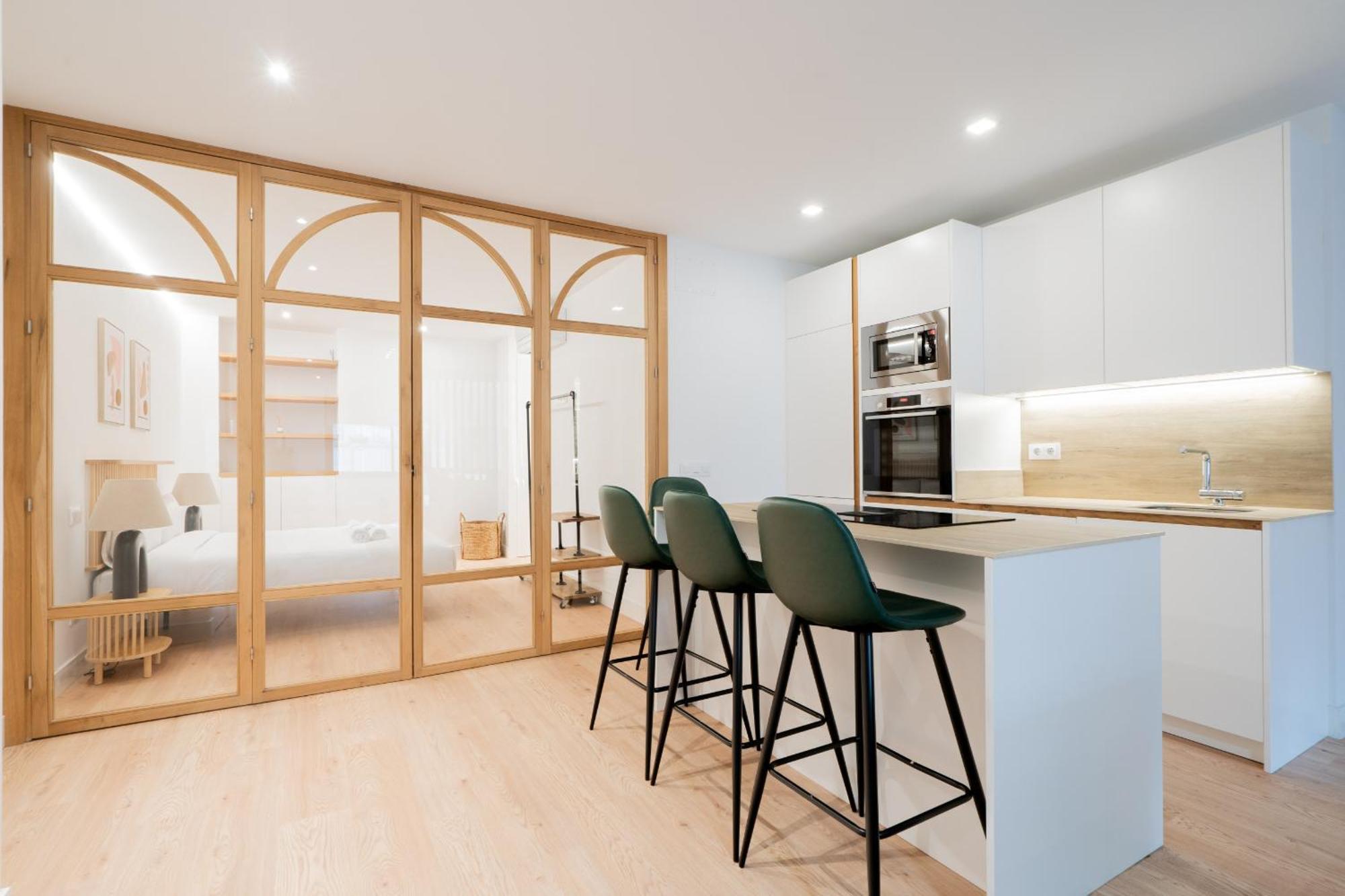 Ferienwohnung Apartamento Reformado De Lujo En Gran Via Madrid Exterior foto
